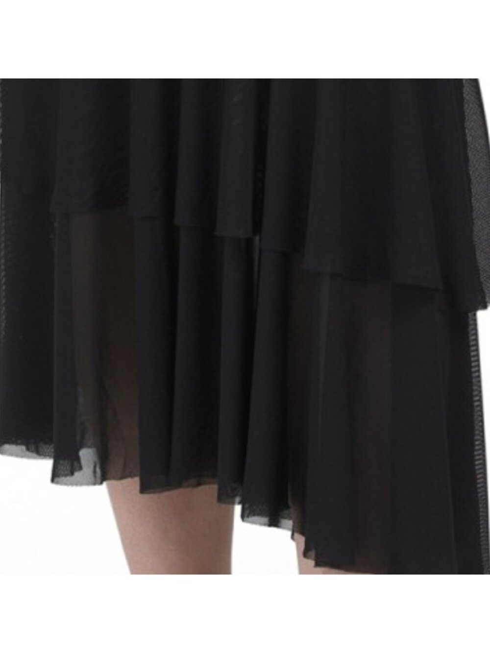 SELFIE LESLIE Cherubim Lace Insert Ruched Midi Dress - Picture 5 of 5